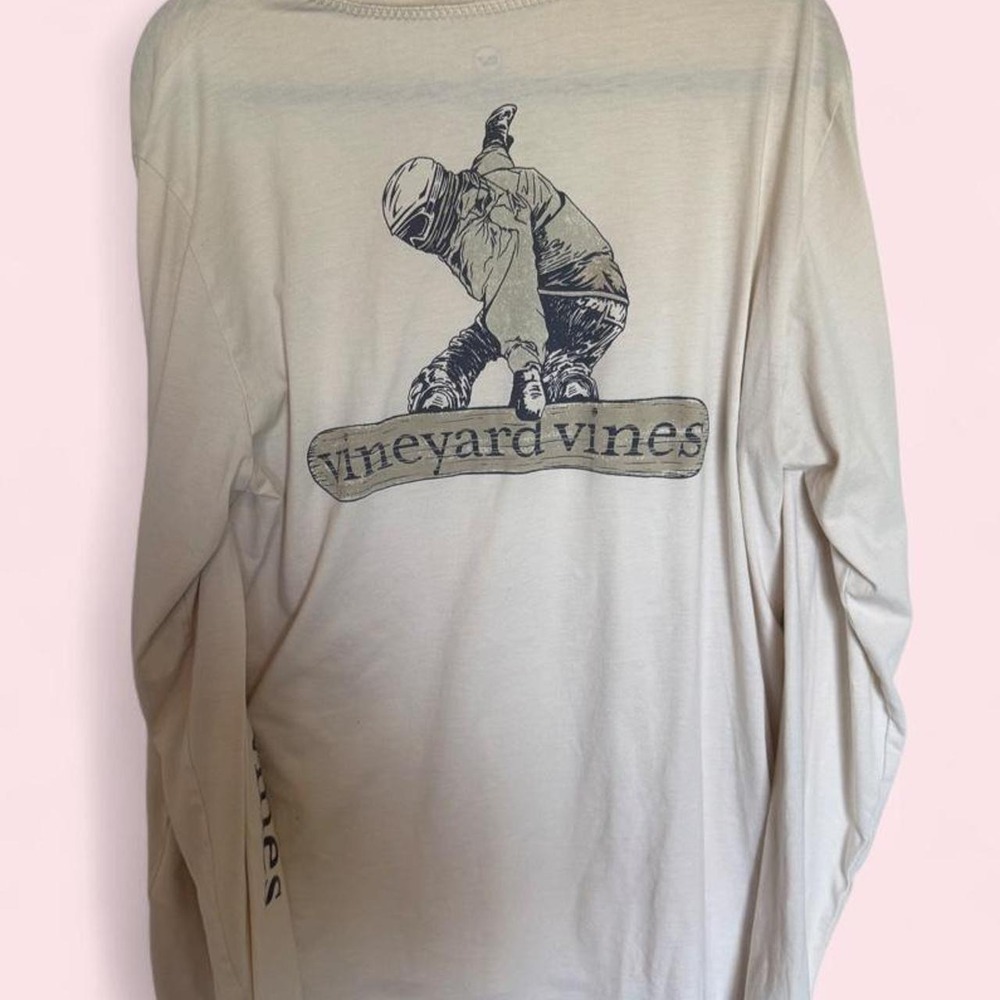 Vineyard Vines Snowboarder Long Sleeve Tee — Size L